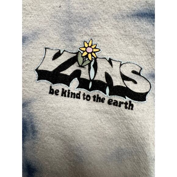 Vans T Shirt Womens Large Tie-Dye with sunflower on logo - Picture 2 of 4